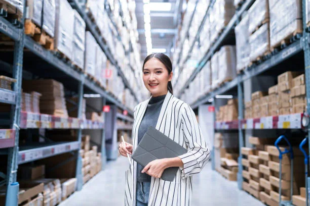 Staffing business owner in a warehouse sharing an Invoice Factoring Texas review